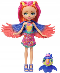 ENCHANTIMALS LALKA I ZWIERZĄTKO TUKAN HRX83