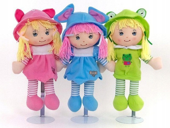 Śliczna lalka szmacianka 40 cm