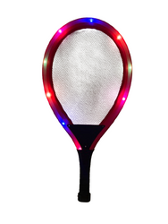 RAKIETKI TENISOWE DO BADMINTONA PALETKI Z LOTKAMI ŚWIECĄCE LED LOTKI 2 SZT