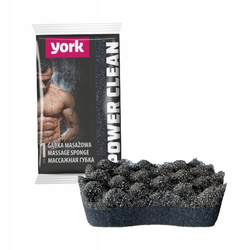 Gąbka do kąpieli czarna. Doskonała do masażu i peelingu całego ciała MEN