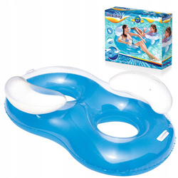 Fotel Materac do pływania 2 osoby BESTWAY 188x117cm Oparcia Uchwyt