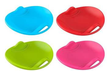 SANKI PLASTIKOWE , BOBSLEJ , ŚLIZG KÓŁKO 4 kolory