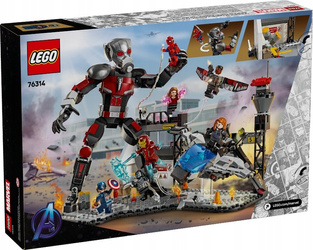 LEGO Marvel Super Heroes 76314 Kapitan Ameryka: Wojna bohaterów bitwa