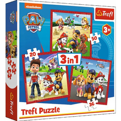 Puzzle "3w1" Trefl PSI PATROL Wesołe Pieski