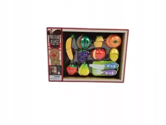 Zestaw owoce do krojenia rzep nóż deska