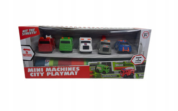 Zestaw samochodzików + plansza miasto do zabawy