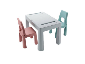 TEGGI MEBLE DZIECIĘCE STOLIK 2 KRZESŁA MULTIFUN