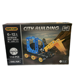 Zestaw konstruktorski koparka z młotem narzędzia