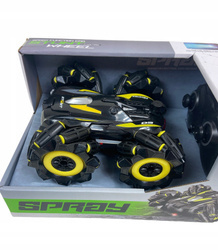 Pojazd kaskaderski zdalnie sterowany ze światłem i parą