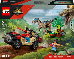 LEGO 76972 JURASSIC WORLD Ucieczka terenówką przed raptorem