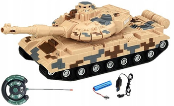 DUŻY ZDALNIE STEROWANY CZOŁG WOJSKOWY RC