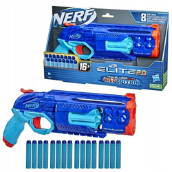 WYRZUTNIA NERF ELITE 2.0 PISTOLET TRAILBLAZER RD-8 WILD EDITION+16 strzałek