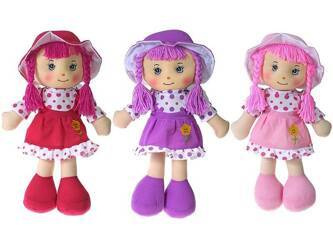 Śliczna lalka szmacianka 45 cm