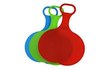 ŚLIZG  ZJAZDOWY NA ŚNIEG , JABŁUSZKO 3 KOLORY