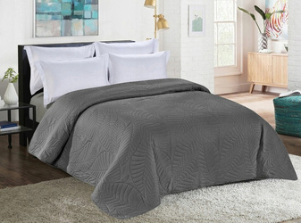 NARZUTA PIKOWANA DWUSTRONNA 220X240 GRAFITOWA NNL-2623