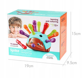 Sorter Jeżyk Układanka Edukacyjna Jeż Montessori Gra Liczby