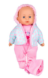 Lalka bobas interaktywna miękka Julka śpiewa i mówi po polsku