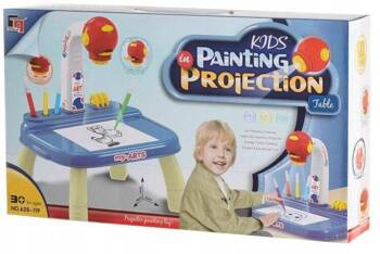TABLICA DO NAUKI RYSOWANIA Z PROJEKTOREM STOLIK EDUKACYJNY DLA DZIECI