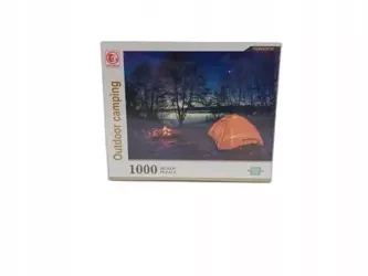 Puzzle 1000 el camping nad jeziorem