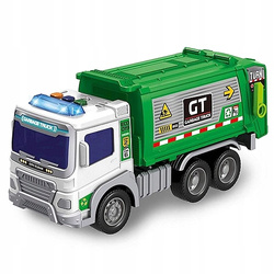 SMILY PLAY SŁUŻBY MIEJSKIE POJAZD ŚMIECIARKA ŚWIATŁA