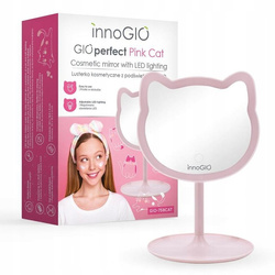 Lusterko Kosmetyczne LED InnoGIO GIOperfect Pink Cat