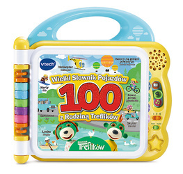 VTECH WIELKI SŁOWNIK POJAZDÓW Z RODZINĄ TREFLIKÓW 61799