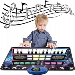 MATA MUZYCZNA TAŃCZENIA DLA DZIECI INTERAKTYWNA Pianino Perkusja Mixer DJ