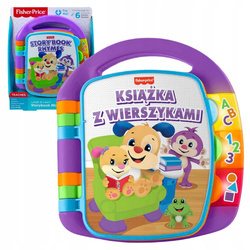 FISHER PRICE INTERAKTYWNA EDUKACYJNA KSIĄŻECZKA Z WIERSZYKAMI PO POLSKU