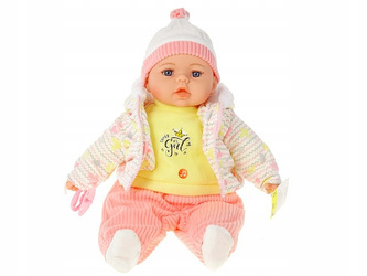 DUŻA LALKA 45cm + SMOCZEK INTERAKTYWNA ŚPIEWA MÓWI