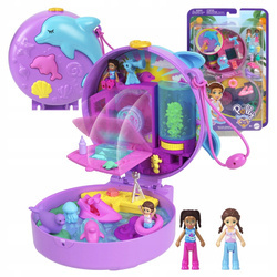 POLLY POCKET ZESTAW TOREBKA KOMPAKTOWA AKWARIUM DELFINA + AKCESORIA