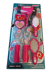 Zestaw fryzjerski suszarka, szczotka, lusterko