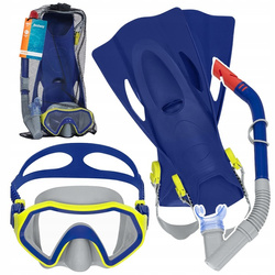 Maska Do Nurkowania Fajka Płetwy Zestaw Dla Dzieci +7 lat Bestway