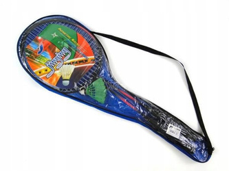 Zestaw do badmintona, metal, pokrowiec