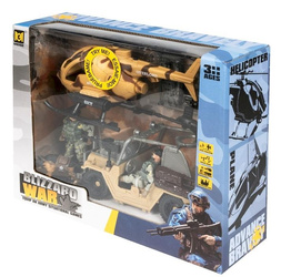 Zestaw wojsko z helikopterem