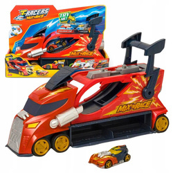 T-RACER POJAZD MIX'N RACE THUNDER TRUCK CIĘŻARÓWKA Z WYRZUTNIĄ ZESTAW 3W1