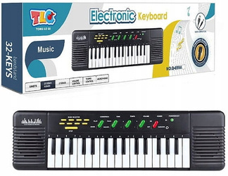 KEYBOARD DUŻY DLA DZIECI PIANINO ORGANY +MIKROFON