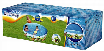 Basen rozporowy okrągły DINOZAURY 183 x 183 cm