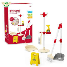 Zestaw do sprzątania zmiotka szufelka stojak