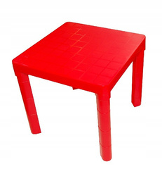 Stolik dziecięcy Tega 45 x 45 czerwony