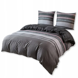 KOMPLET POŚCIEL Satyna bawełna 160x200 +2 POSZEWKI AML-2688