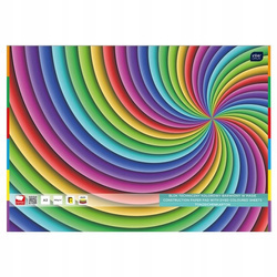 Blok techniczny kolorowy Intedruk A3 10 kartek mix