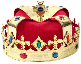 Korona króla królowej bal karnawał