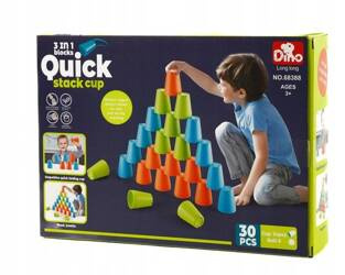 Kubeczki Gra zręcznościowa Szybkie Kubki 3 w 1
