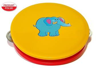 Tamburyn dla dzieci, zabawka muzyczna kolorowe tamburyno