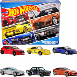 HOT WHEELS ZESTAW PREZENTOWY KOLEKCJONERSKI 6 AUTEK