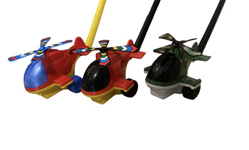 Duży HELIKOPTER pchacz jeździk pchanka