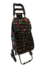 TORBA NA ZAKUPY WÓZEK NA KÓŁKACH 3 KÓŁKA NA SCHODY POTRÓJNE DUŻA MOCNA