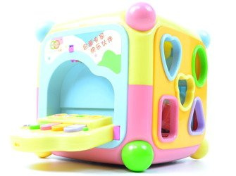 KOSTKA EDUKACYJNA + KLOCKI