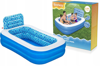 Basen dmuchany prostokątny ze zraszaczem Fonntana Bestway 229 x 152 cm