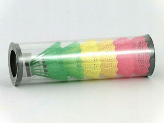 Kolorowe lotki do badmintona 6 sztuk